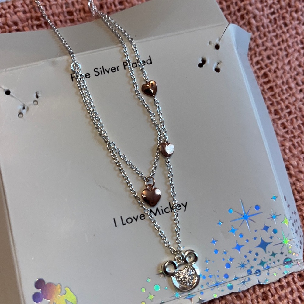 Disney I Love Mickey Necklace